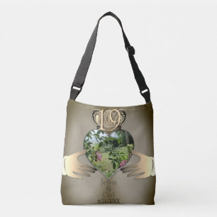 Ajustável Foto de Aniversário Claddaugh Bolsa
