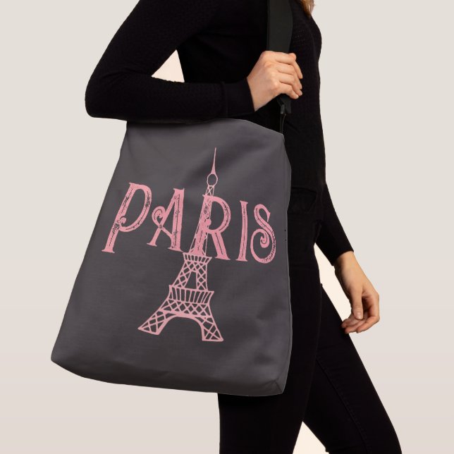 Ajustável Grande Bolsa Eiffel da Torre de Paris (Close Up)