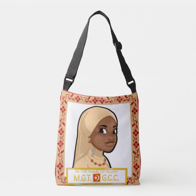 Ajustável Jameelah Floral Bolsa (Frente)