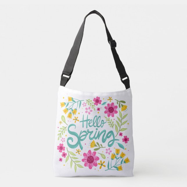 Ajustável Lindo Olá Primavera Bolsa transversal (Frente)