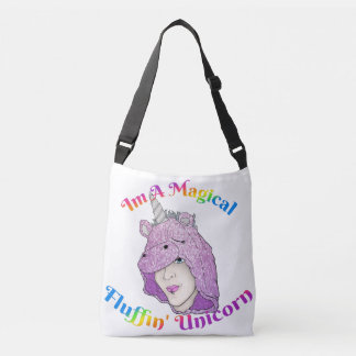 Ajustável Magical Fluffin Unicorn All-Over-Impressão Bolsa