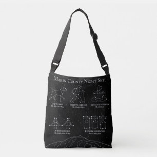 Ajustável Marin County Night Sky Bolsa transversal média pre