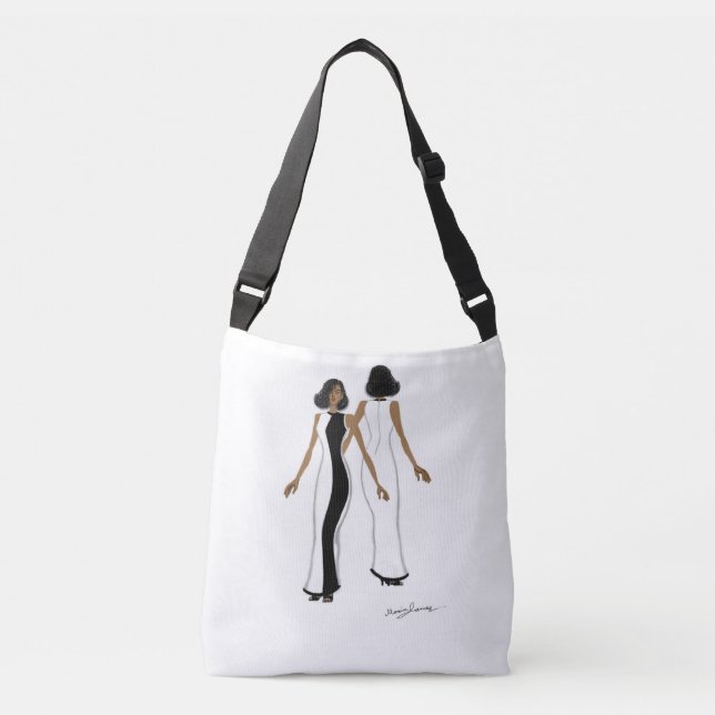 Ajustável Meu saco de bolsa da Arte-Crossbody da forma da (Frente)