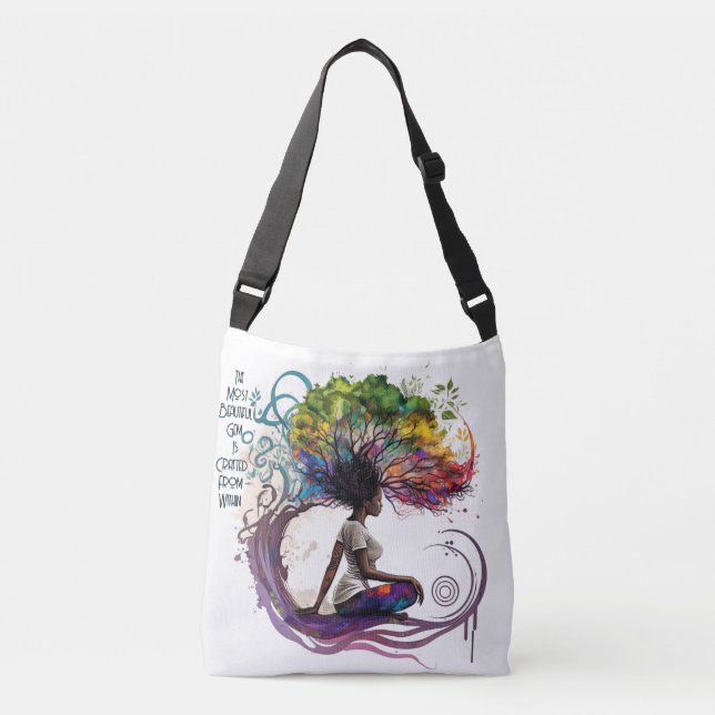 Ajustável Mulher Inspirada Criada Em Bolsa (Frente)