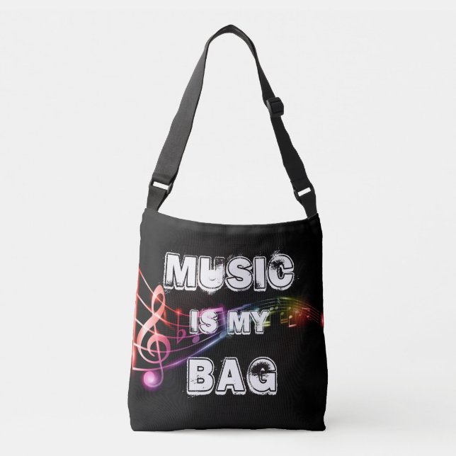 Ajustável Música É Minha Bolsa (Frente)