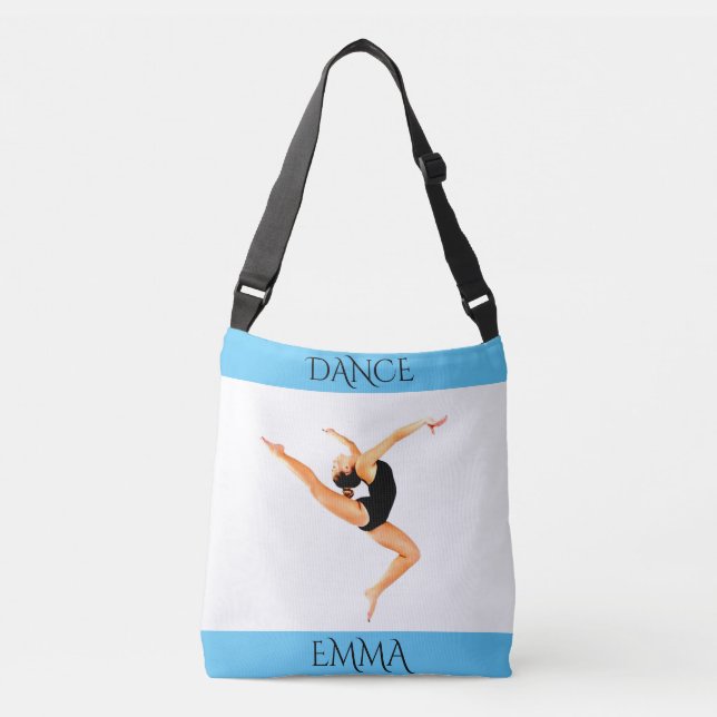 Ajustável O bolsa da dança, nome personalizado (Frente)