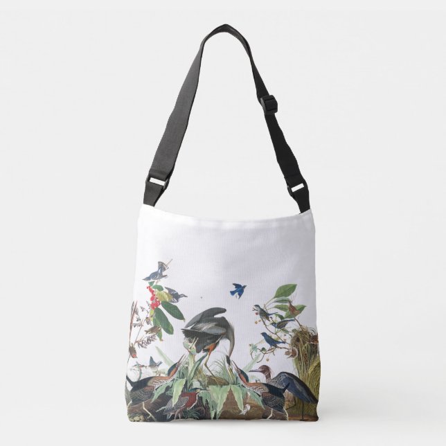Ajustável O bolsa de Audubon dos pássaros do Bluebird da (Frente)