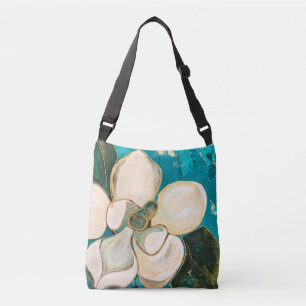 Ajustável O bolsa floral do Cruz-corpo da magnólia da