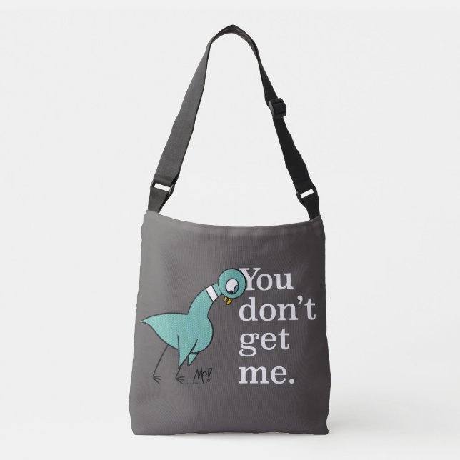 Ajustável O pombo que você não me traz Bolsa (Frente)