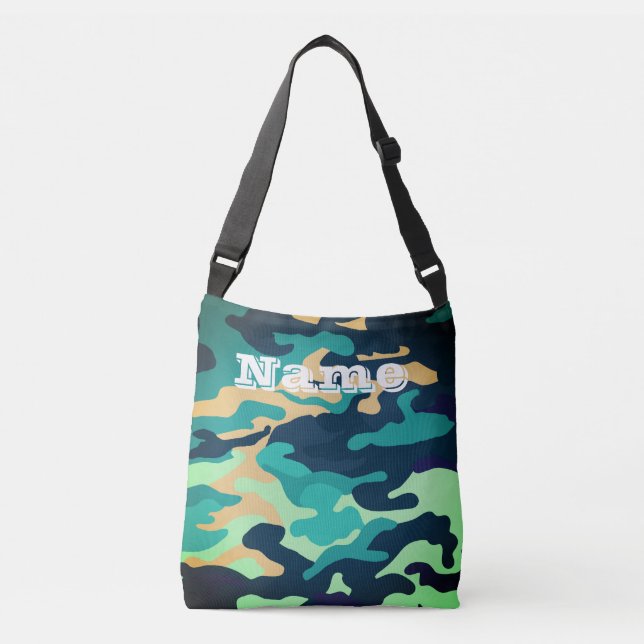 Ajustável Padrão de Camouflage Bolsa personalizado (Frente)