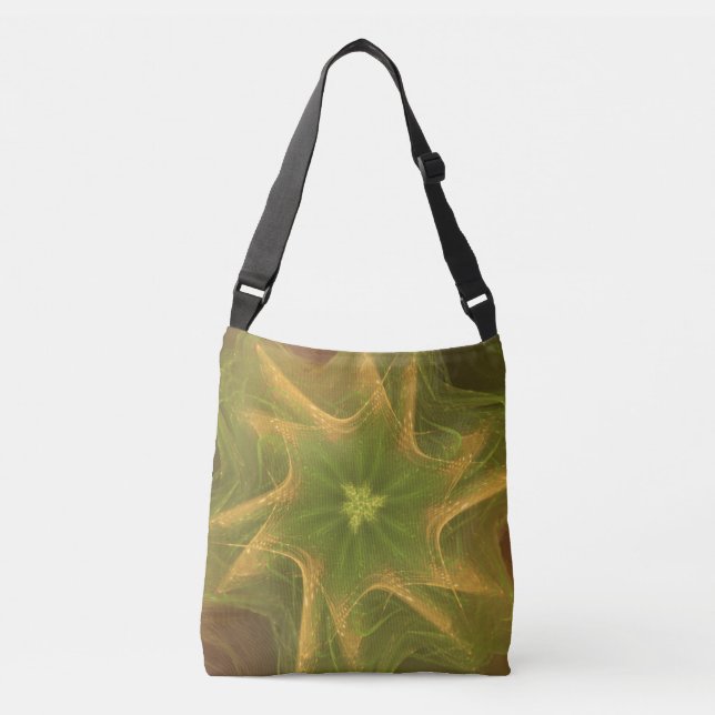 Ajustável Paleta verde-clara bolsa Fractal (Frente)