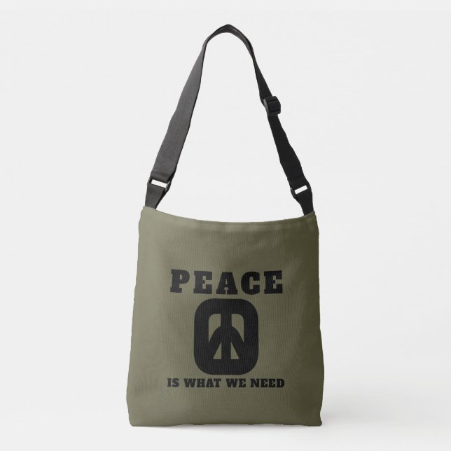 Ajustável PEACE BOLSA (IWWN) PIWNEED Bag Crossbody (Frente)