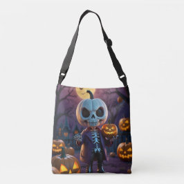 Ajustável Pumpkin Patch Skeleton Companion Bolsa