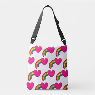 Ajustável Saco ou Bolsa com arco-íris e coração