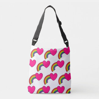 Ajustável Saco ou Bolsa com arco-íris e coração