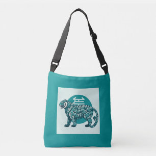 Ajustável Teal Tiger Bolsa