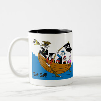 Ajuste a vela! Caneca de café