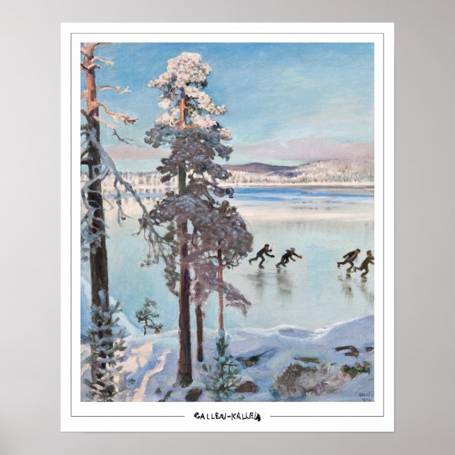 Akseli Gallen-Kallela Zedign Art Poster nº 34 (Frente)