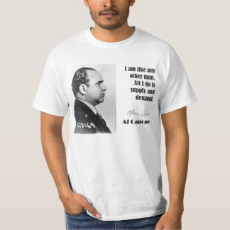 Al Capone no negócio - camisa do gângster
