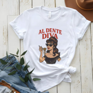 Al Dente Diva   Camisa Pop Retro Italiana