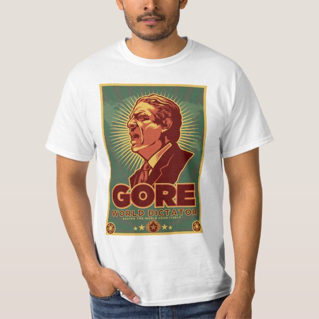 Al Gore para o ditador T-shirt - personalizado (Frente)