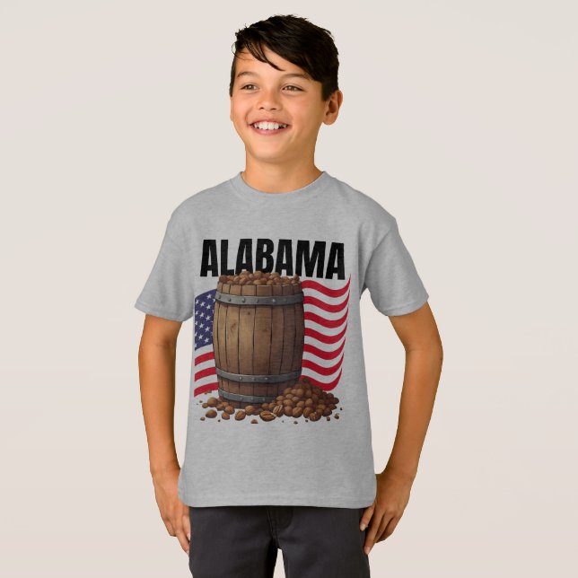 Alabama Boy's T-Shirt (Frente Completa)