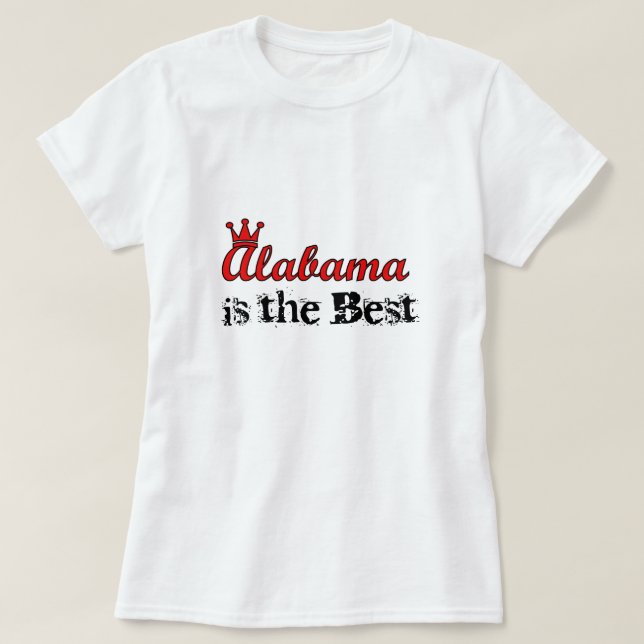 Alabama é o melhor t-shirt (Frente do Design)