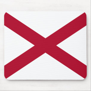 Alabama Mouse Pad da Bandeira do Estado