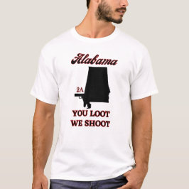 Alabama Segunda Emenda Freedom T-Shirt