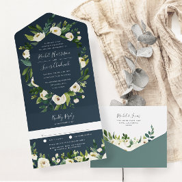 Alabaster | Casamento de Quadro Floral Branco