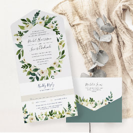 Alabaster | Casamento de Quadro Floral Branco