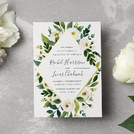 Alabaster | Casamento de Quadros Florais Verde e B