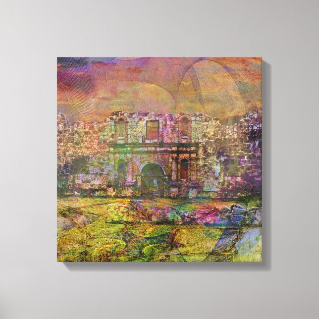 Álamo - Após A Queda - Arte Canvas Quadrada (Frente)