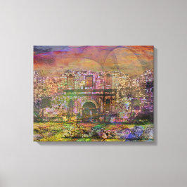 Álamo - Após A Queda - Arte De Canvas Retangular