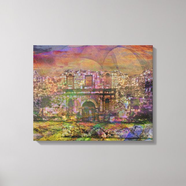 Álamo - Após A Queda - Arte De Canvas Retangular (Frente)
