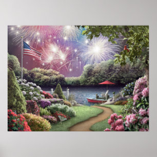 Alan Giana "A Peaceful Celebration" Poster