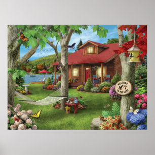 Alan Giana "Bem-vindo ao lago" Poster