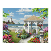 Alan Giana "Gazebo by the Sea" Poster