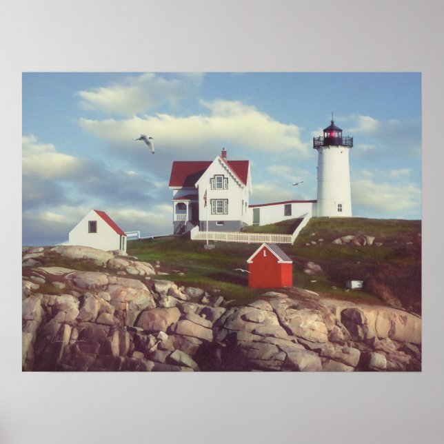 Alan Giana "Nubble Light" Poster (Frente)