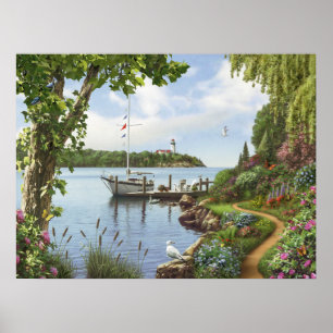 Alan Giana "para baixo poster pela água"