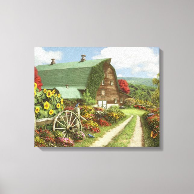Alan Giana "Silence of the Valley" Canvas Print (Frente)