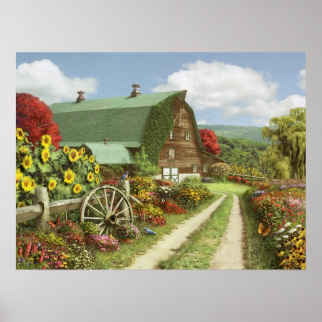 Alan Giana "Silence of the Valley" Poster (Frente)