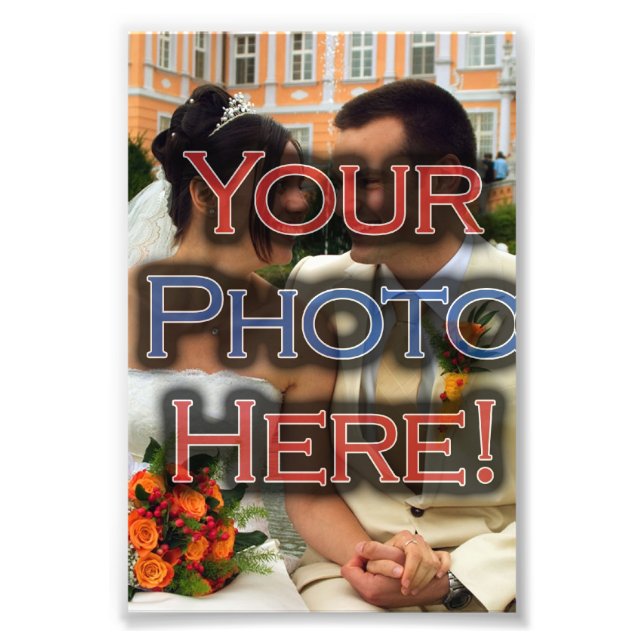 Alargamento do Impressão de Fotografias Personaliz (Frente)