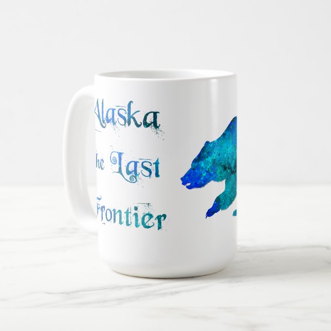 Alaska, a Última Fronteira - 15 oz. Caneca (Frente Esquerda)