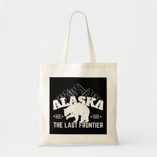 Alaska A Última Fronteira Urso Polar Bolsa de Mão (Frente)