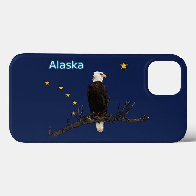 Alaska Eagle E Flag (Verso (horizontal))