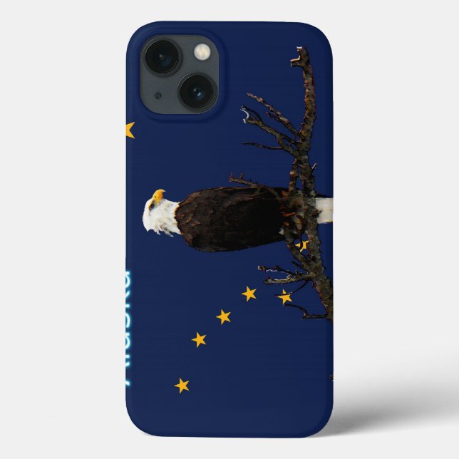 Alaska Eagle E Flag (Verso)