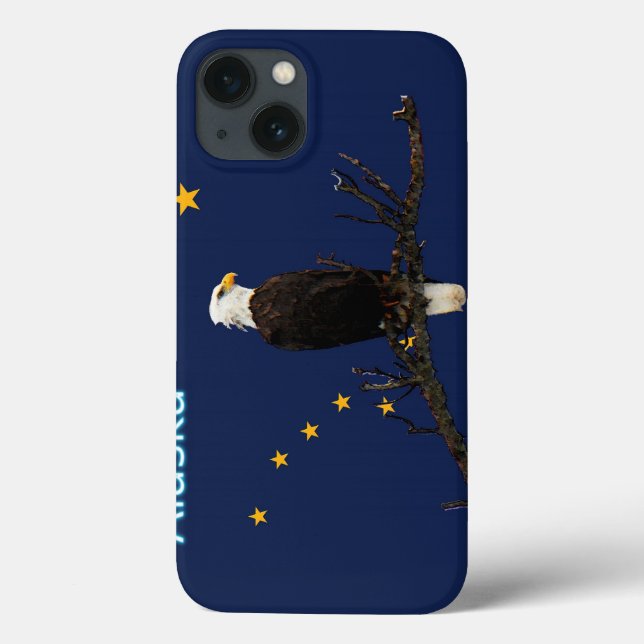Alaska Eagle E Flag (Verso)