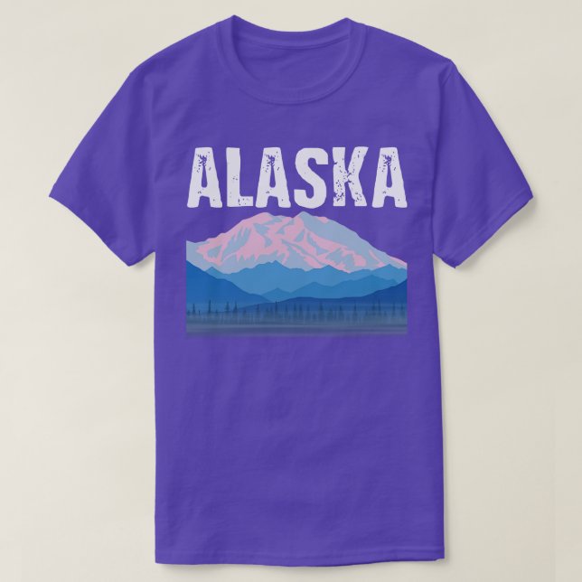 Alaska Mountain Snow Alaska amadurece camisa de in (Frente do Design)