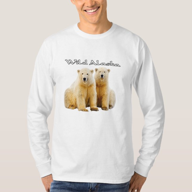 Alaska Wildlife Long T-Shirt (Frente)